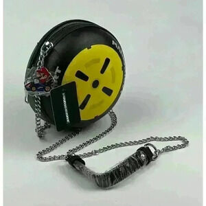 NEW! Mario Kart Women's Molded Wheel Crossbody Handbag